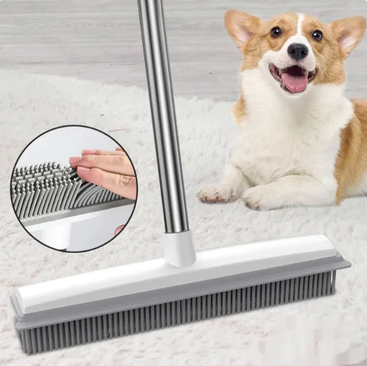 PawClean™ Rubber Bezem – Voor Haar & Vuil van Huisdieren